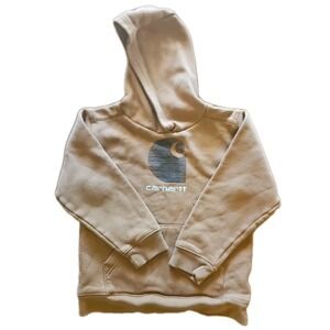 Youth Boys Carhartt Sweatshirt Size 7 Hoodie Tan/Brown